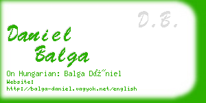 daniel balga business card